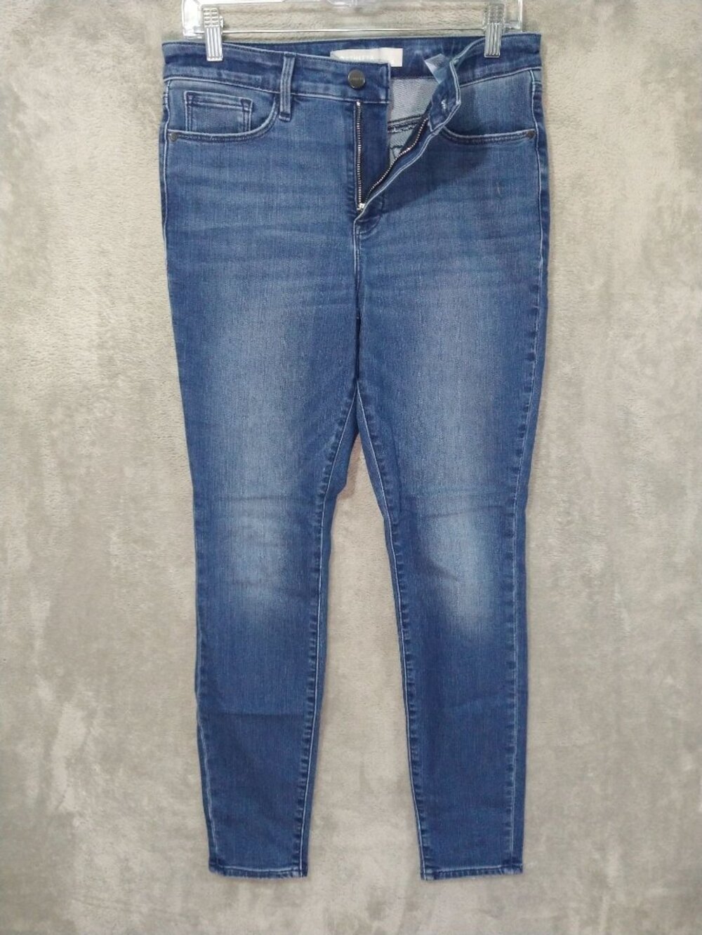 Athleta Jeans Womens 10 Blue Denim Sculptek Ultra Skinny High Rise Stretch